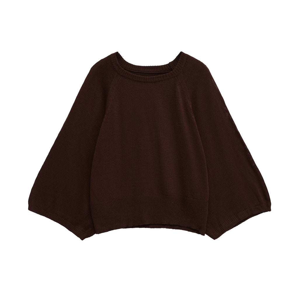 Luna Knit – Oversized Batwing Pullover