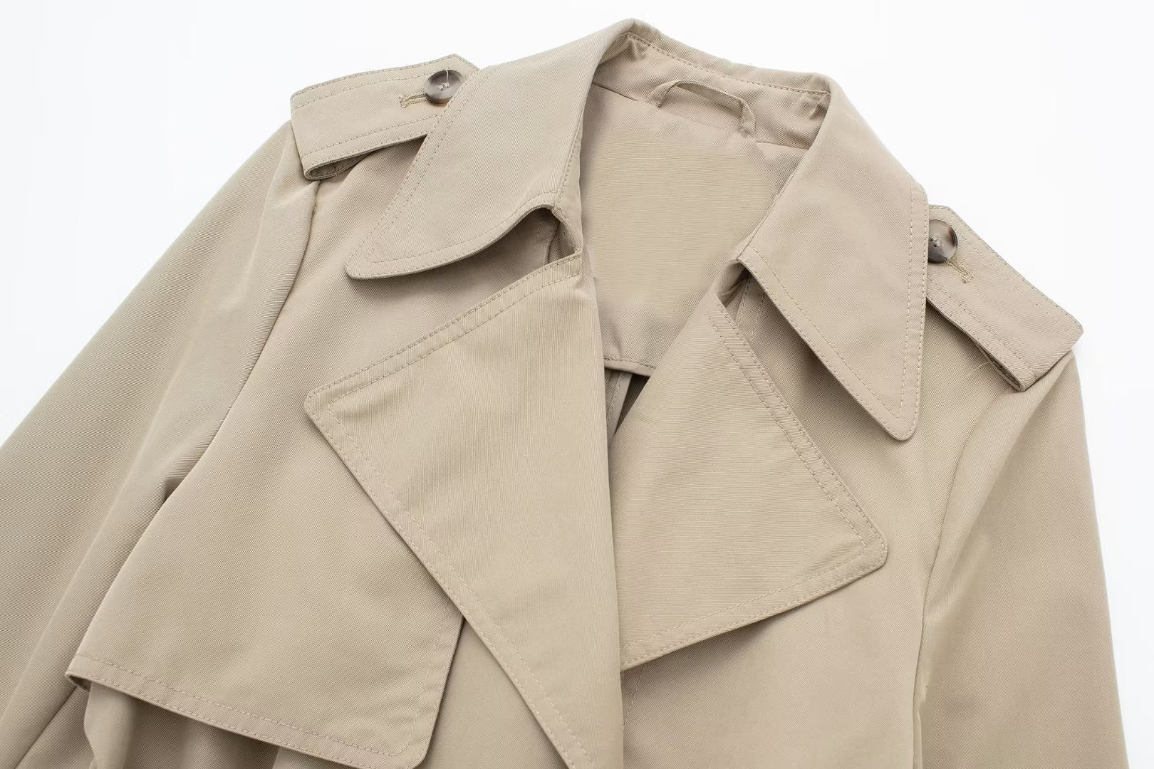 Klassischer Trenchcoat mit Gürtel – Elegant & Zeitlos