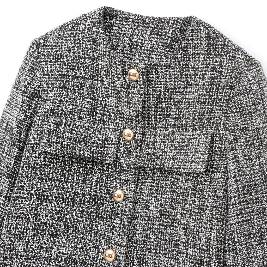 Tweed Chic Zweiteiler-Set – Blazer & Minirock