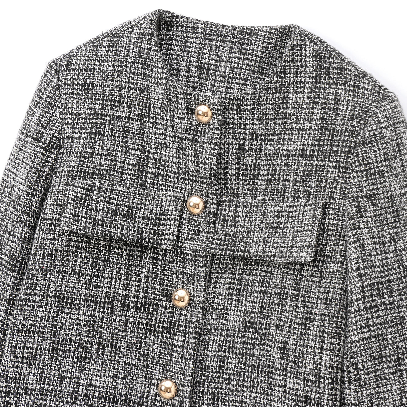 Tweed Chic Zweiteiler-Set – Blazer & Minirock