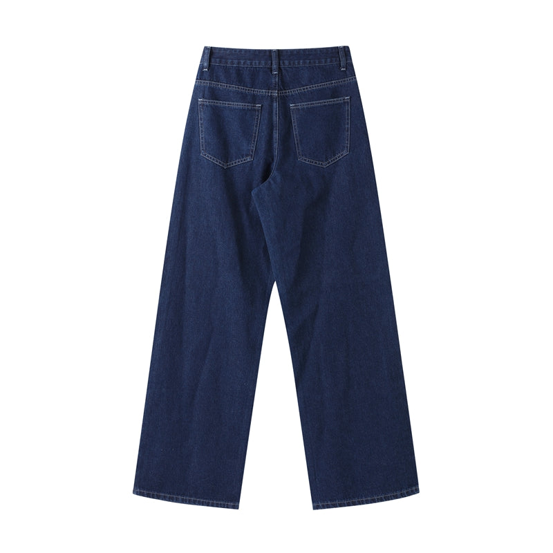 Denim Zweiteiler mit Bindegürtel – Casual Chic