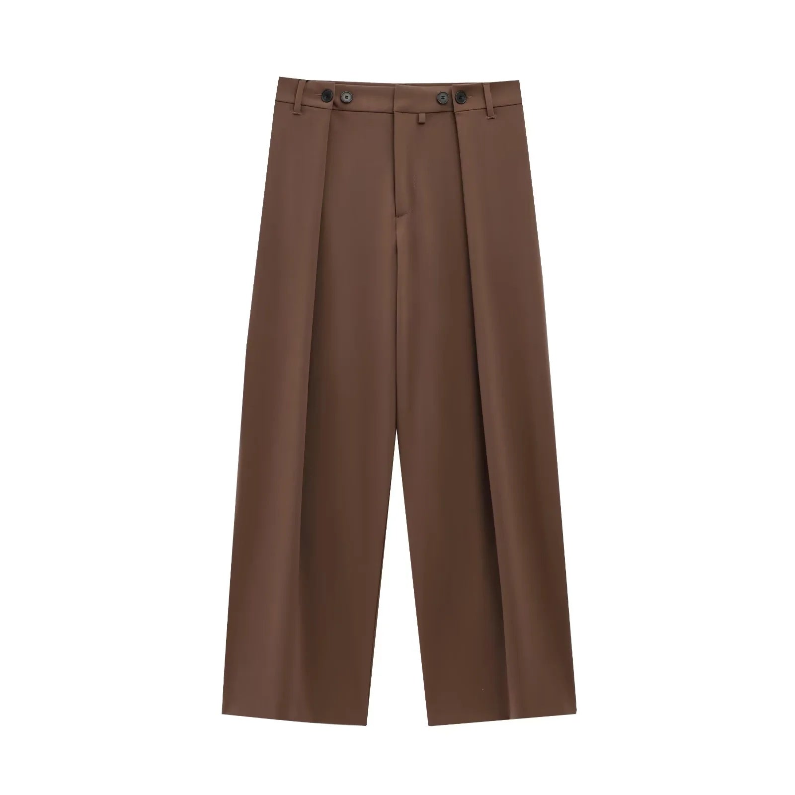 Elegant Brown Suit Set – Blazer & Hose