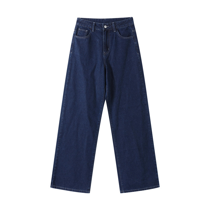 Denim Zweiteiler mit Bindegürtel – Casual Chic