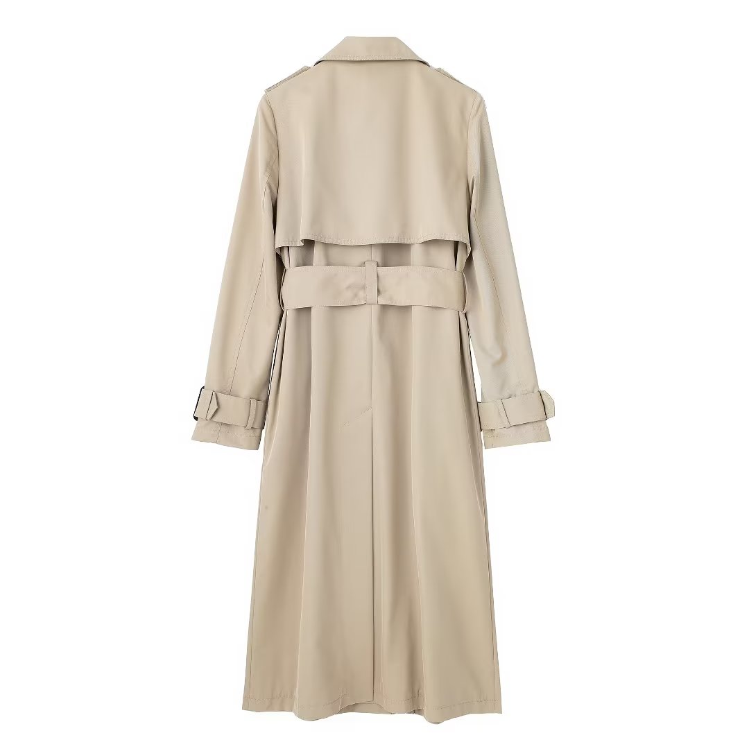 Klassischer Trenchcoat mit Gürtel – Elegant & Zeitlos
