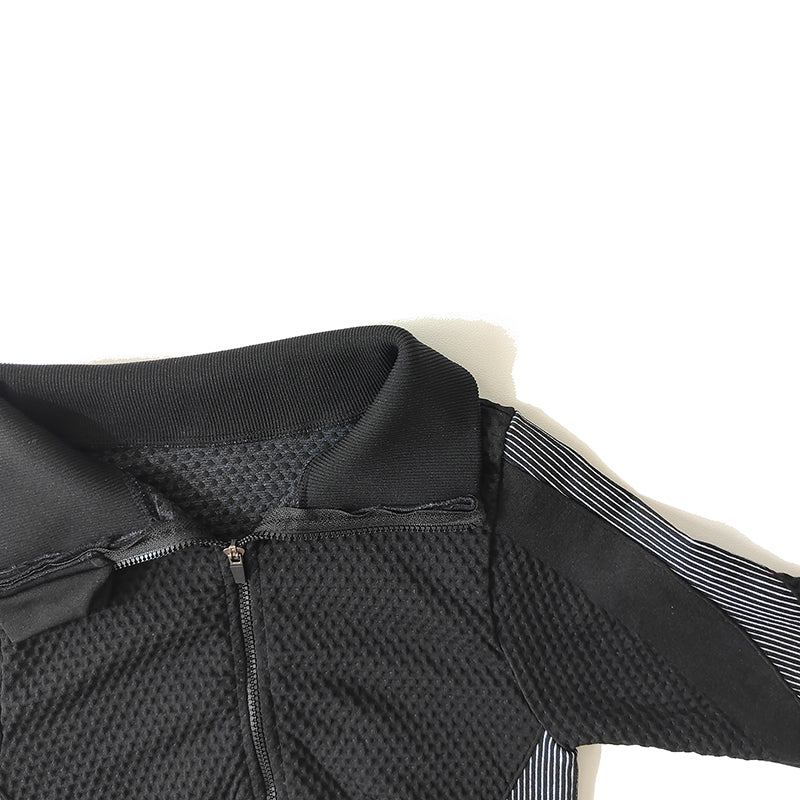 Athletica Seamless 3-Teiliges Sport-Set – Schwarz & Grau