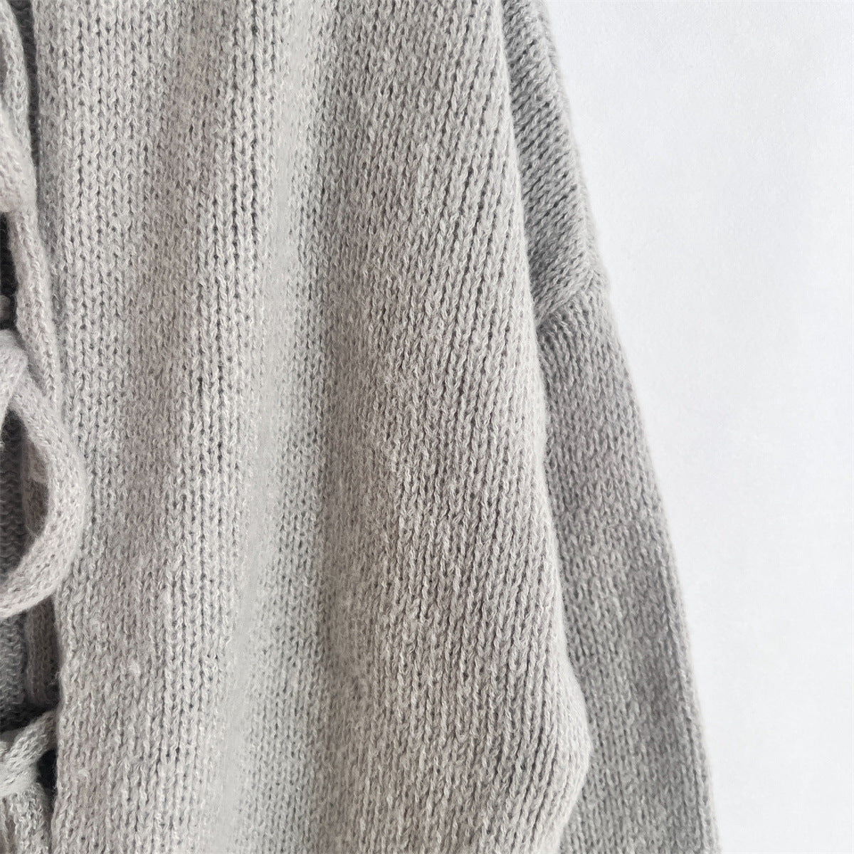 Bow Cozy Knit Cardigan