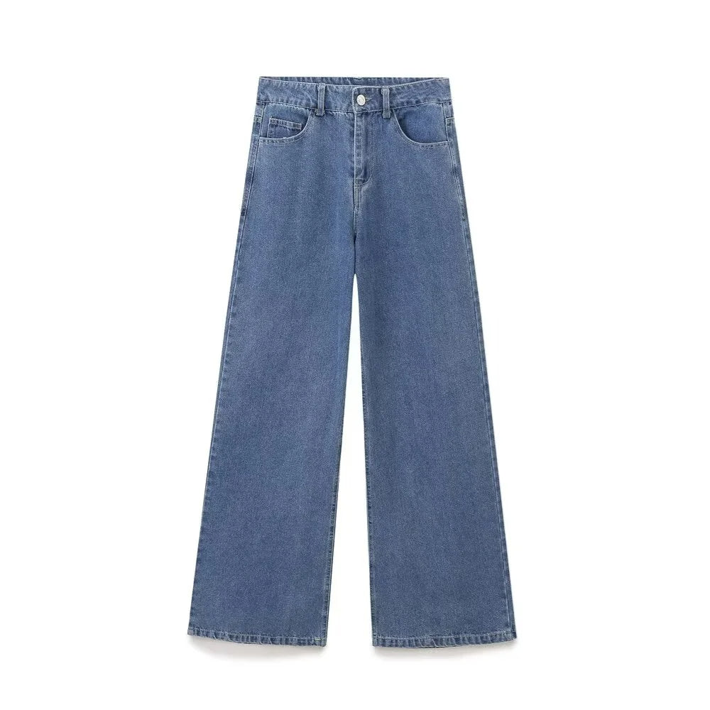 Modisches Denim-Set aus Jacke und Hose